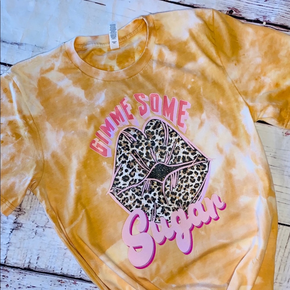 Gimme Some Sugar Bleached Tee